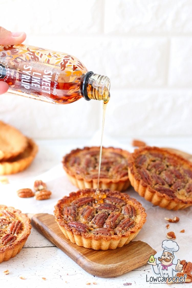 Koolhydraatarme pecan pie.