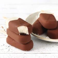 Chocosticks met chocolade.