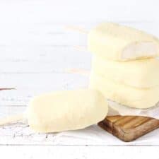 Magnums met witte chocolade.