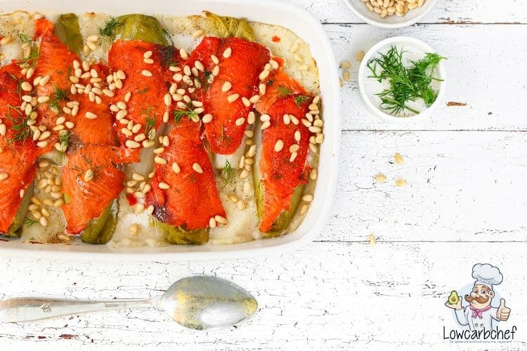 Witlof met zalm