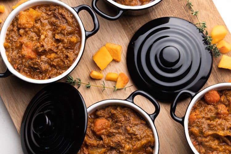 Stoofpotje rundvlees met pompoen