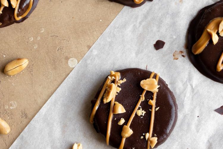 Chocolade pindakaaskoekjes
