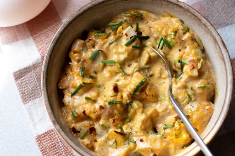 Surinaamse eiersalade