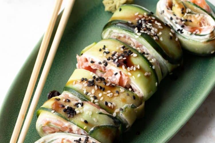 Koolhydraatarme sushi rolletjes