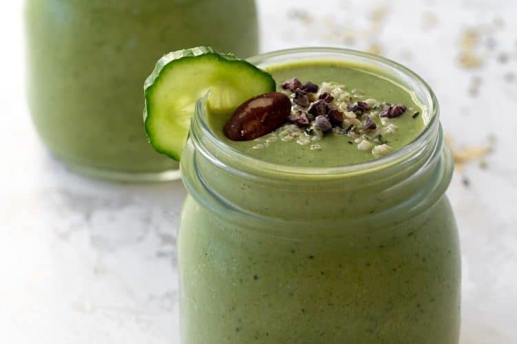 Koolhydraatarme groene smoothie