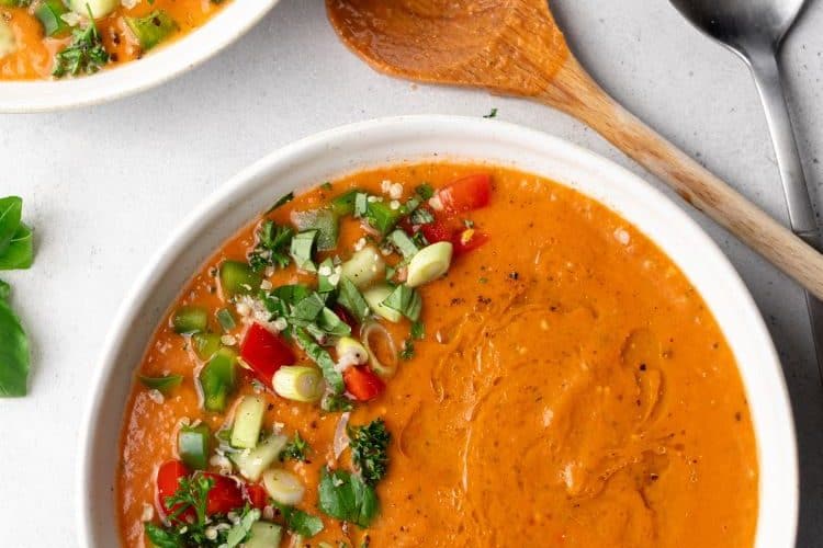 Koolhydraatarme gazpacho