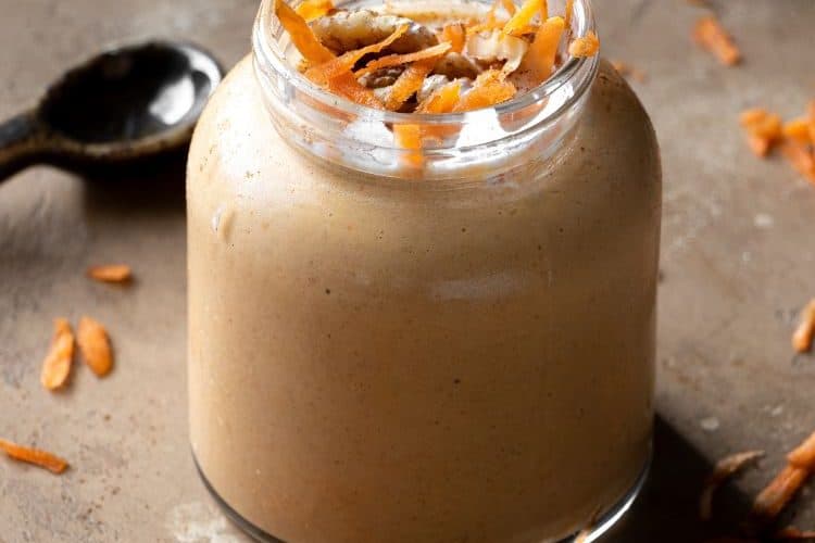 Koolhydraatarme carrot cake smoothie