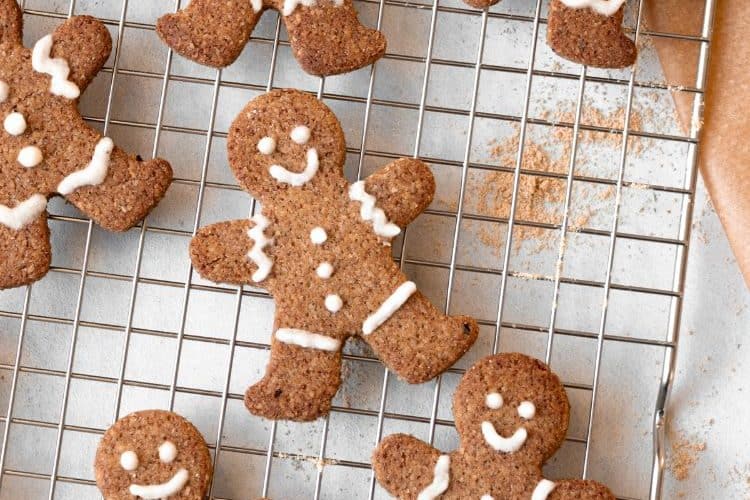 Koolhydraatarme gingerbread koekjes