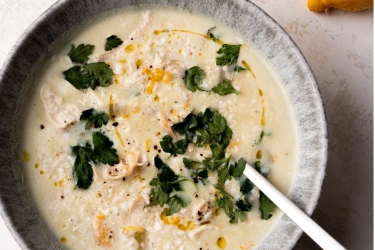 Griekse kippensoep (avgolemono)