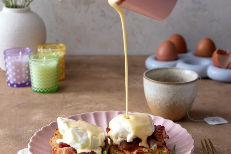 Koolhydraatarme eggs benedict