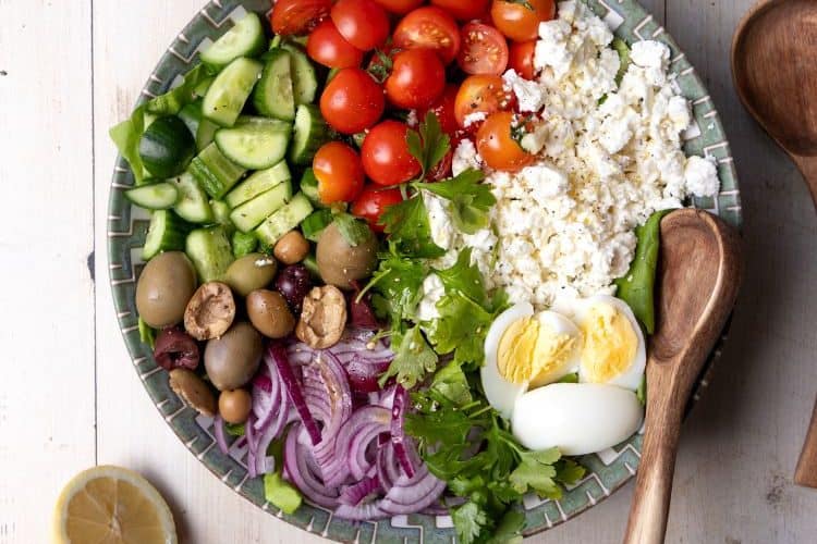 Frisse Griekse salade