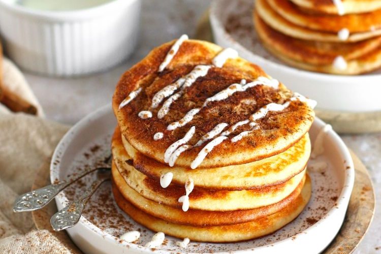 Koolhydraatarme kaneelpannenkoekjes