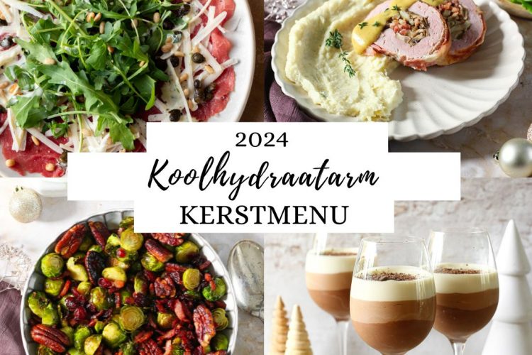 Lowcarbchef kerstmenu 2024