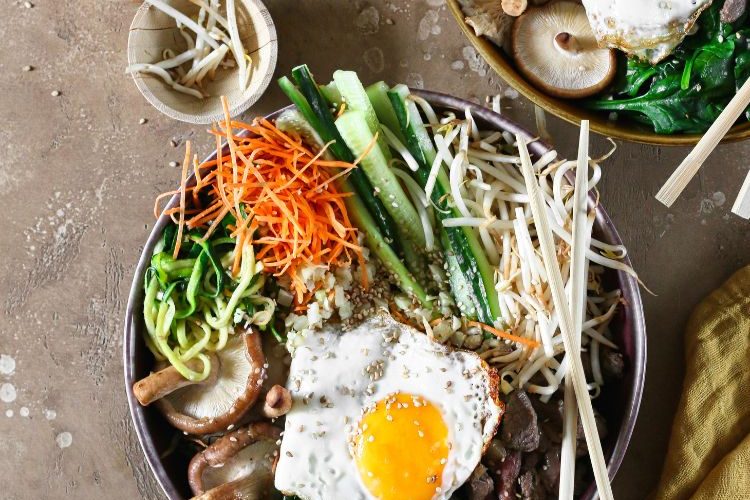 Bibimbap (koolhydraatarm)