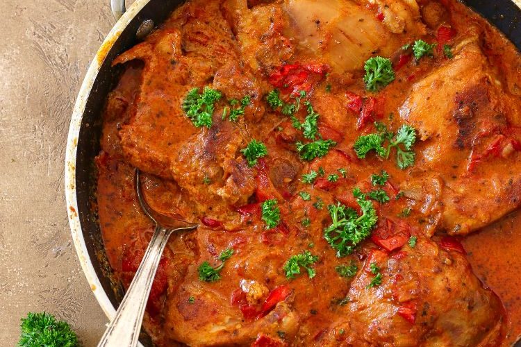 Romige cajun kip