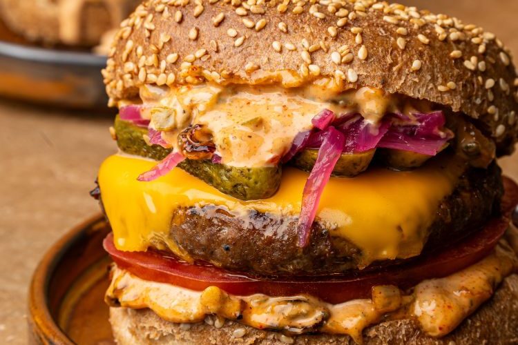 De ultieme keto hamburger
