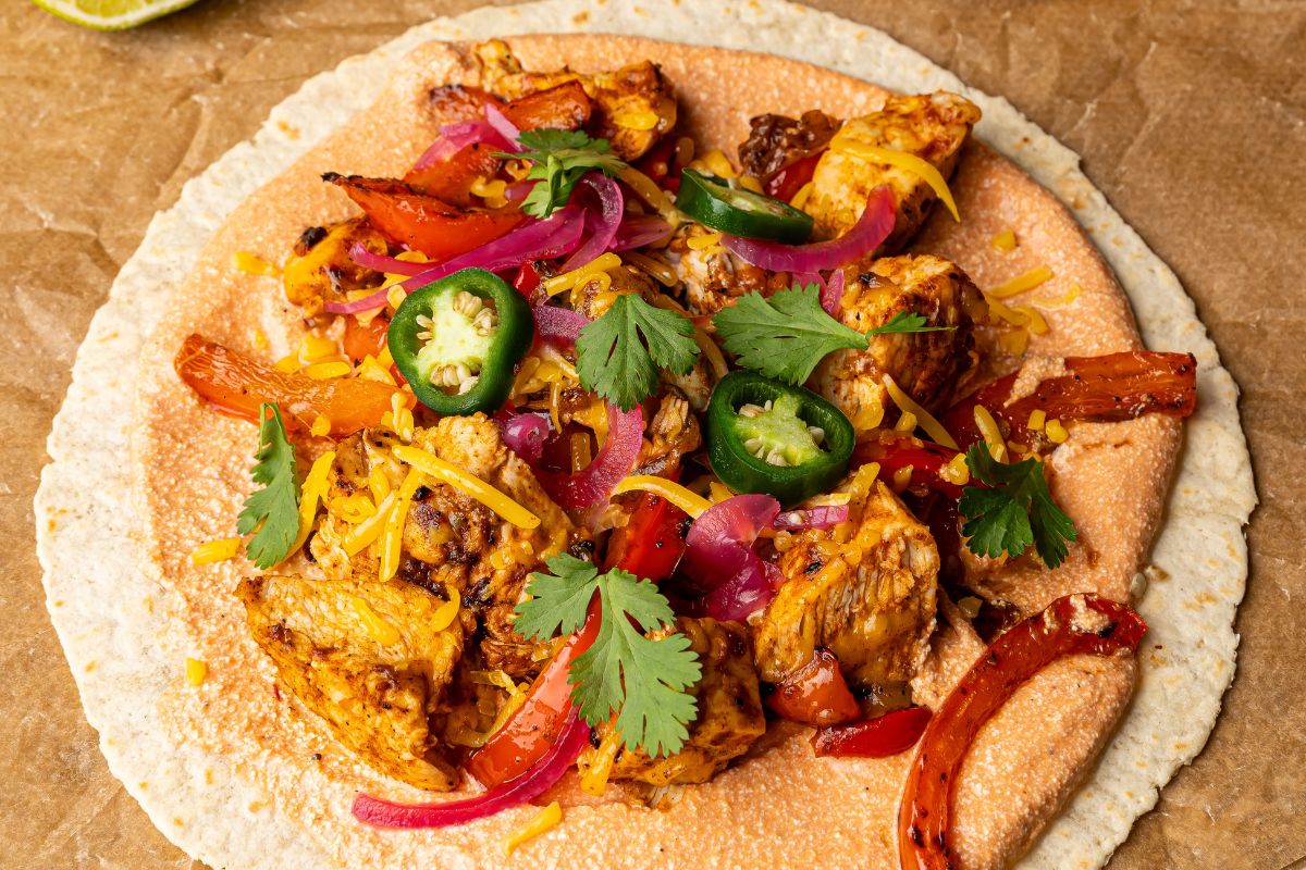 Koolhydraatarme chipotle kip wraps - Lowcarbchef.nl