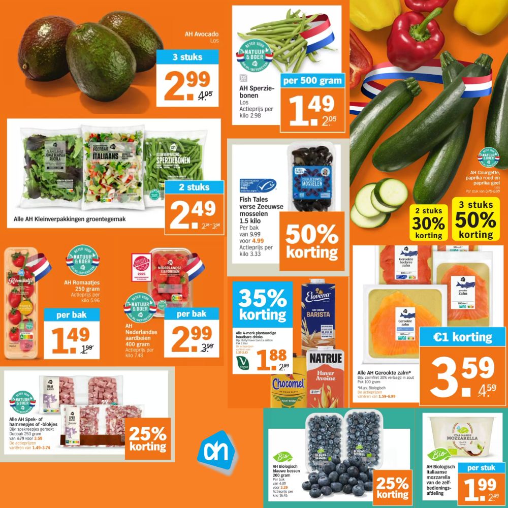 Greep van de aanbiedingen bij Albert Heijn in week 31