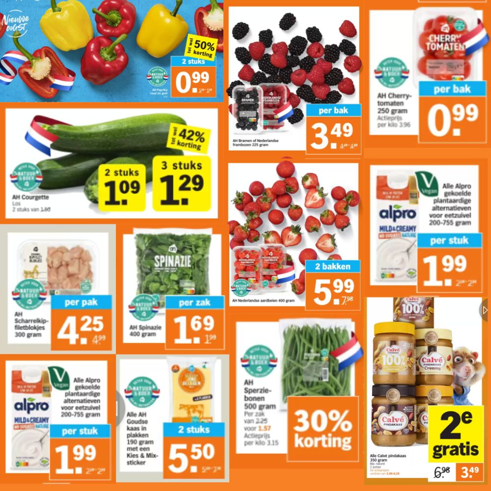 Aanbiedingen Albert Heijn Week 35.