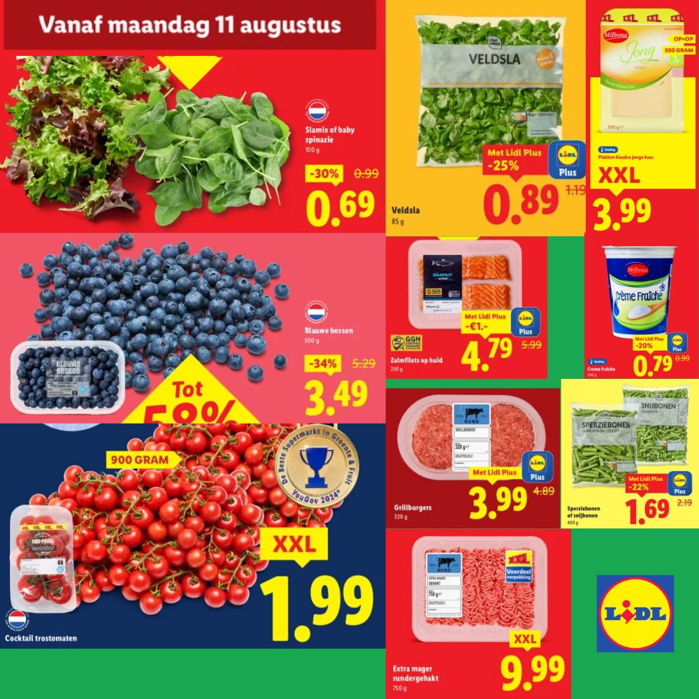 Alle koolhydraatarme producten in de aanbieding bij Lidl Week 33