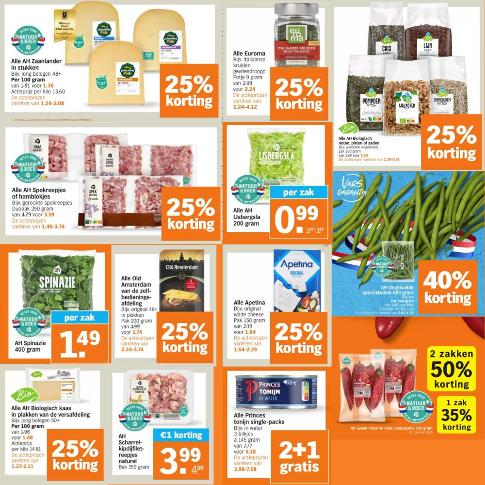 Alle koolhydraatarme producten in de aanbieding bij week 37.