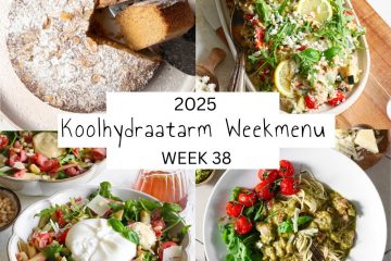 4 voorbeeldmaaltijden uit weekmenu week 38 van Lowcarbchef