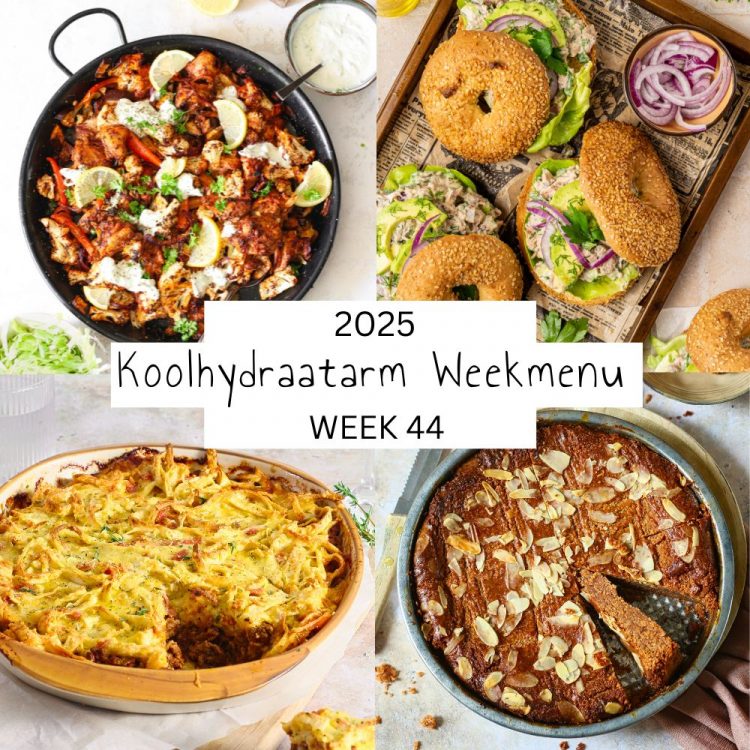 4 maaltijden uit weekmenu 44 van Lowcarbchef