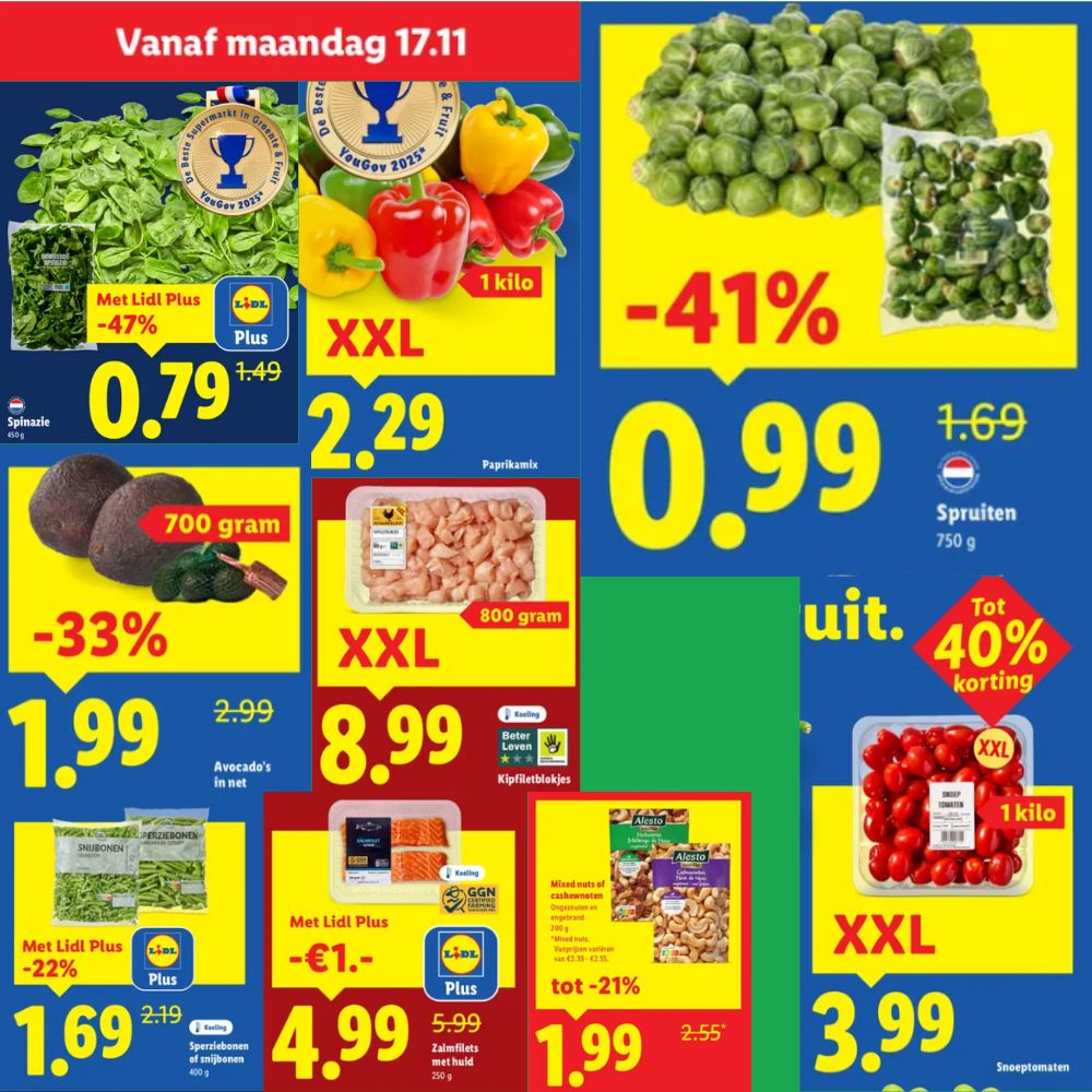 Aanbiedingen week 46 Lidl.
