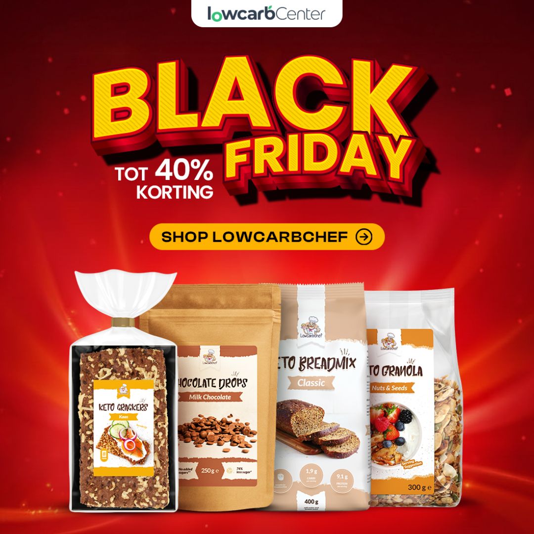 Black Friday bij Lowcarbcenter