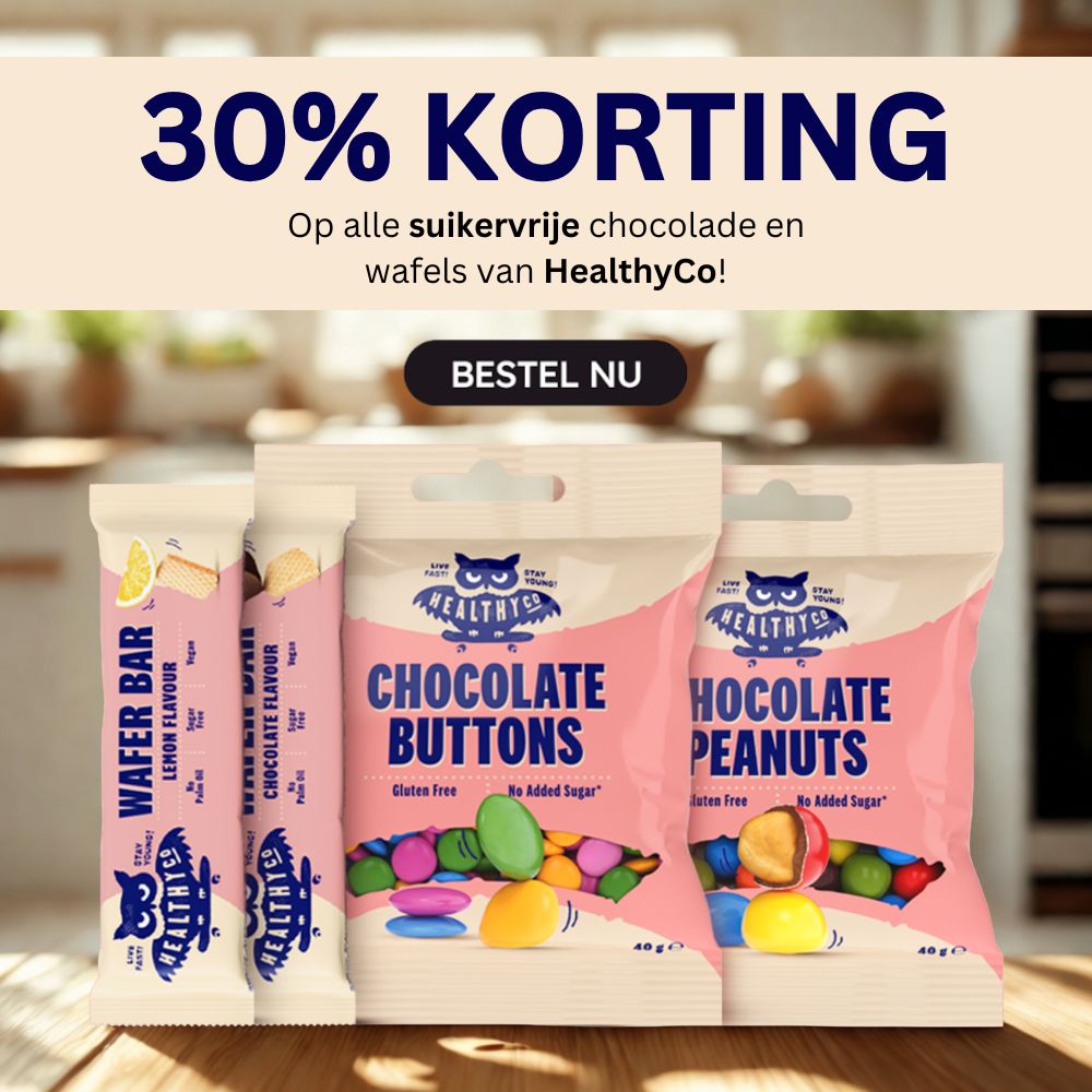 Suikervrije snacks in de aanbieding bij Lowcarbcenter
