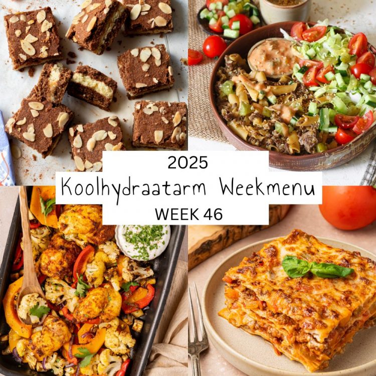 4 maaltijden uit weekmenu 46 van Lowcarbchef