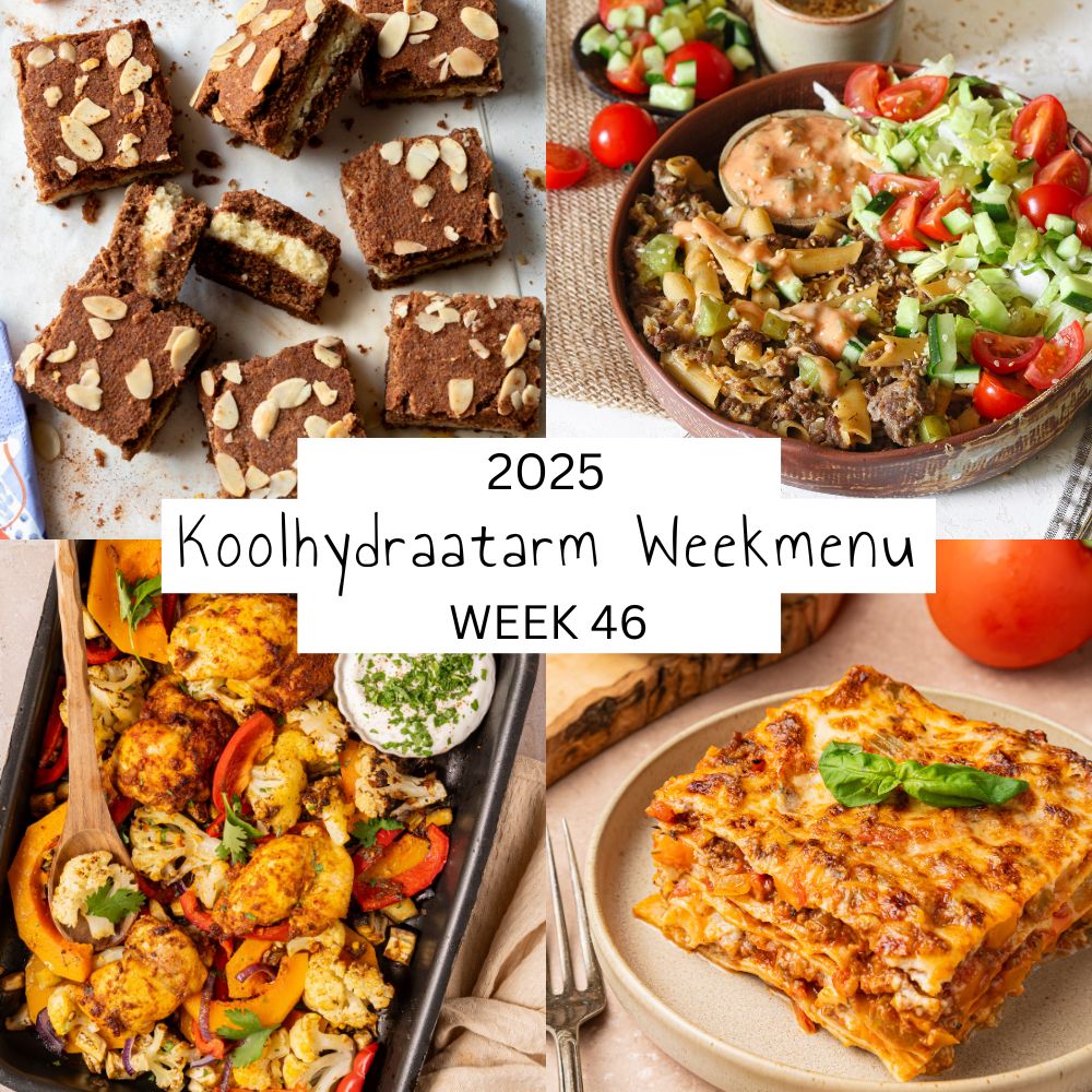 4 maaltijden uit weekmenu 46 van Lowcarbchef