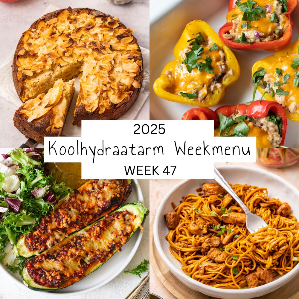 4 voorbeeldmaaltijden uit weekmenu 47