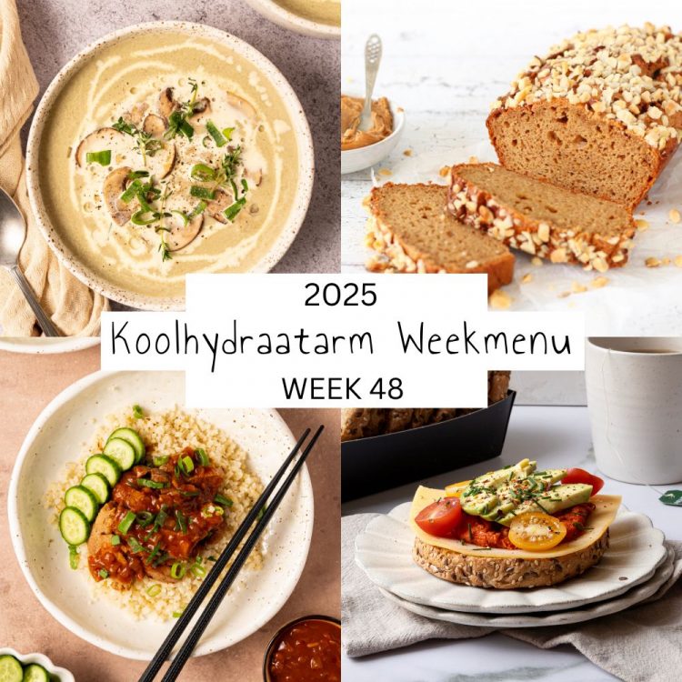 4 voorbeeldmaaltijden uit weekmenu 48