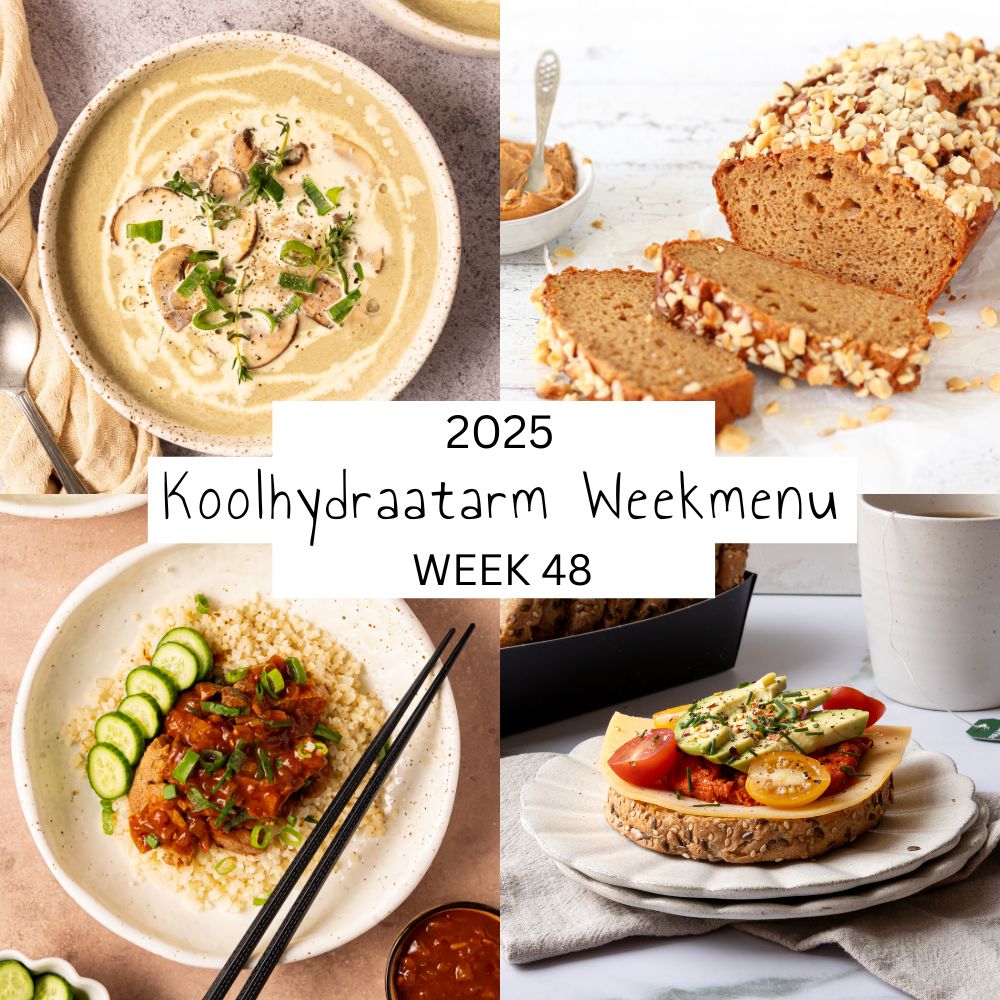 4 voorbeeldmaaltijden uit weekmenu 48