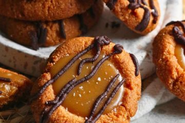 Koolhydraatarme twixkoekjes met pure chocolade.