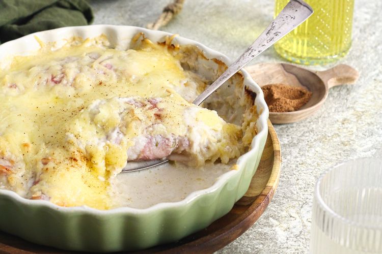 Witlof met goente kaassaus