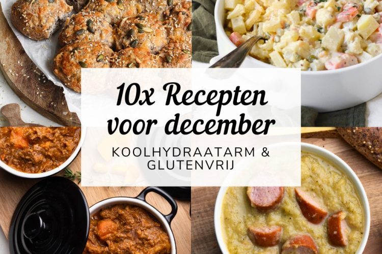 10x koolhydraatarme recepten voor december
