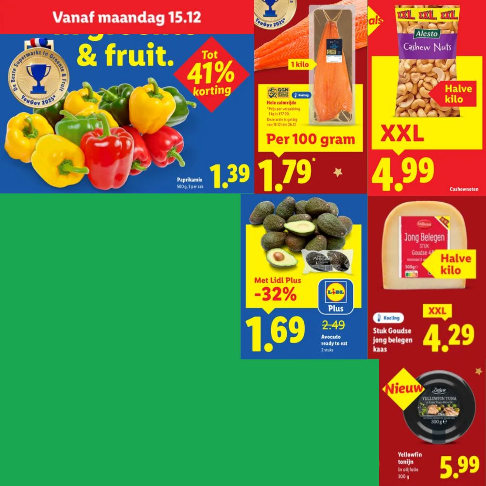 Alle koolhydraatarme producten in de aanbieding bij Lidl