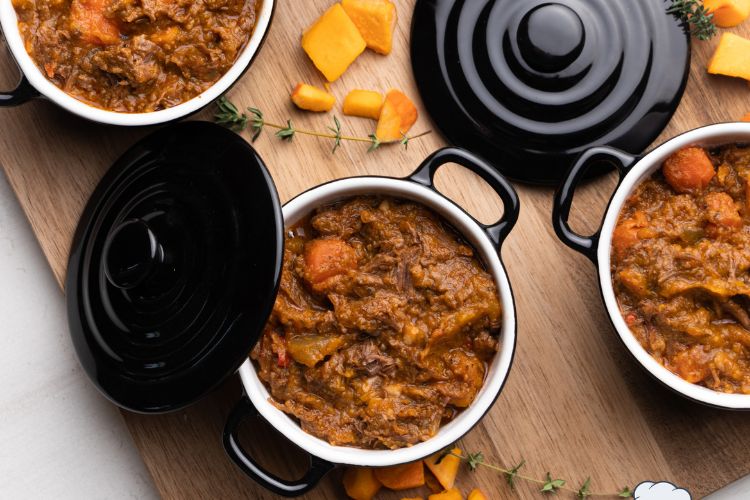 Stoofpotje met rundvlees en pompoen