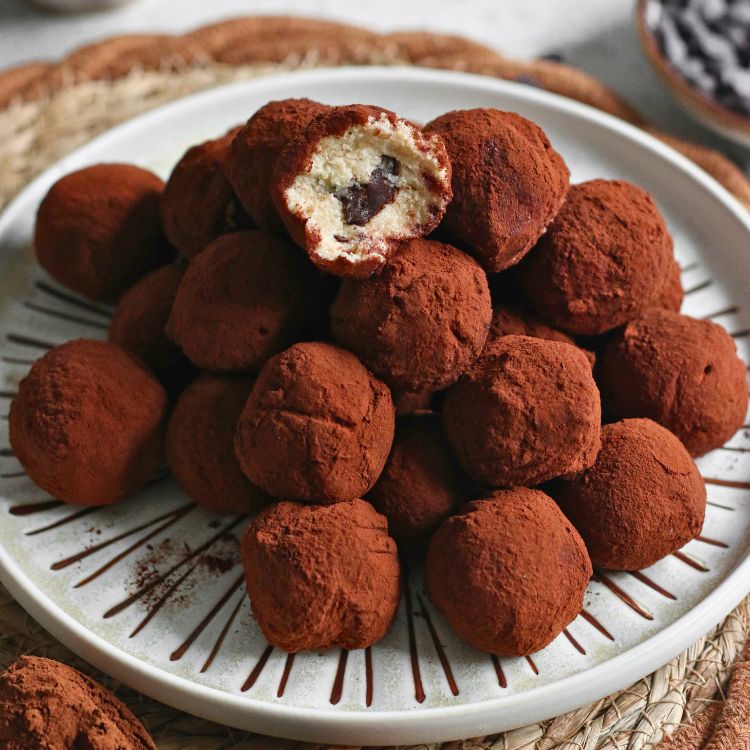 Koolhydraatarme tiramisu truffels