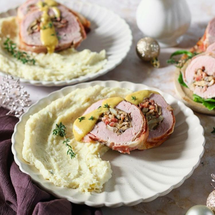 Varkenshaas met pastinaakpuree