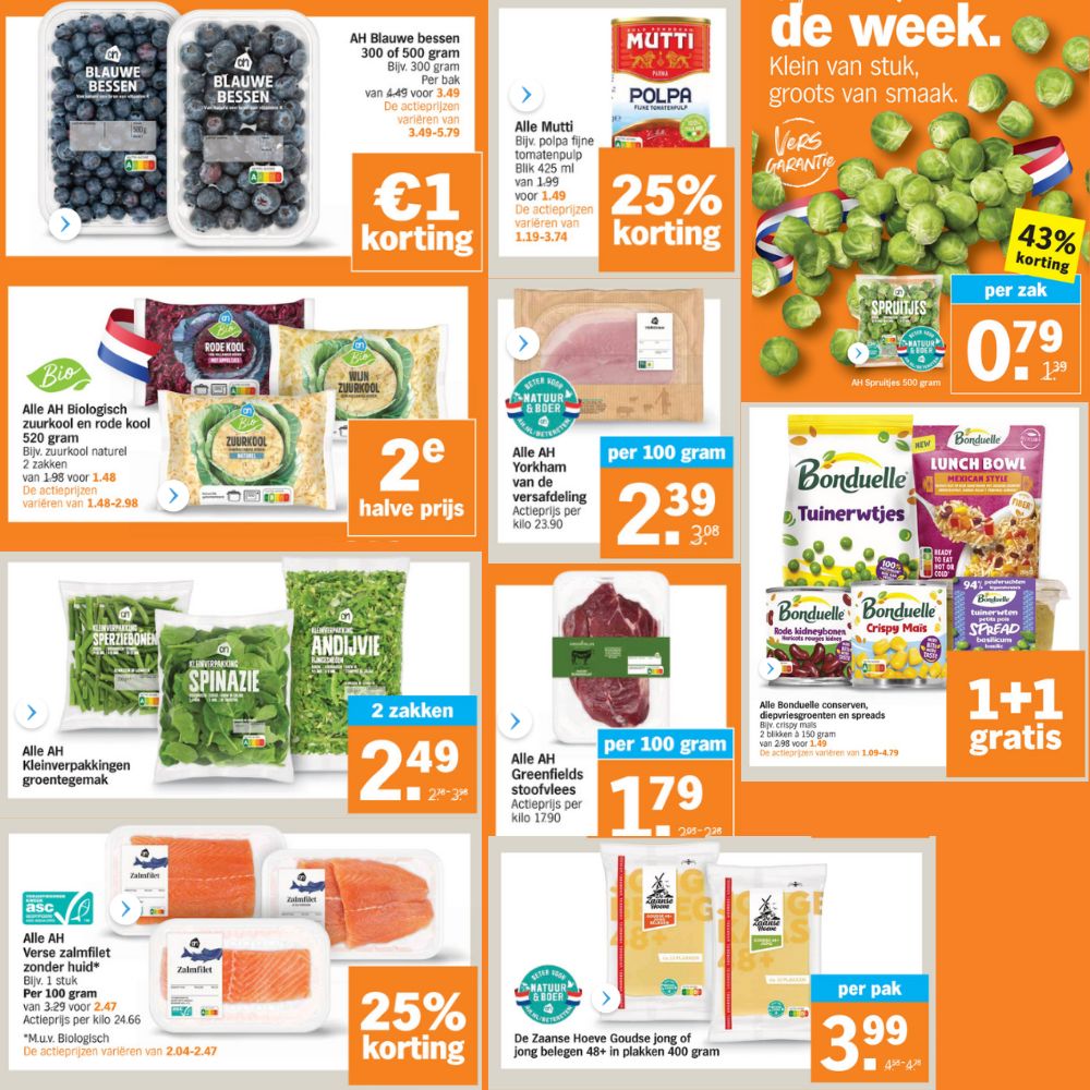 Aanbiedingen Albert Heijn Week 4