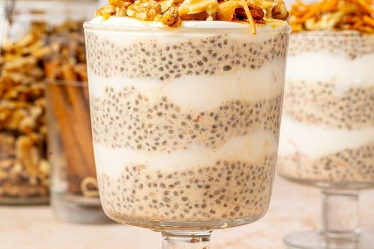 Carrot cake chiapudding (koolhydraatarm)
