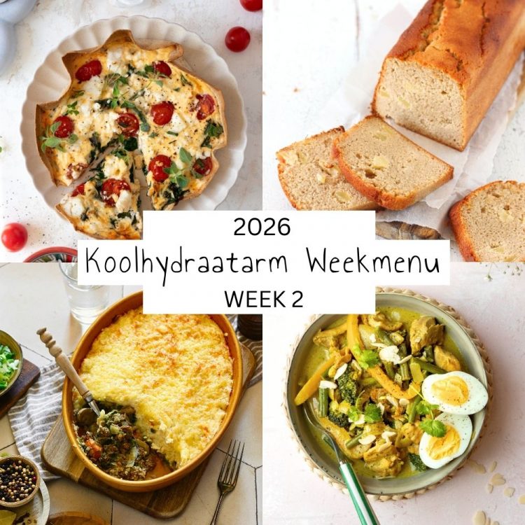 4 maaltijden uit weekmenu 2 van Lowcarbchef