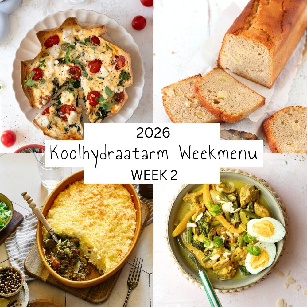 4 maaltijden uit weekmenu 2 van Lowcarbchef