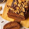 Koolhydraatarme kruidcake met chocoladetopping