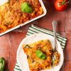 Lasagne met spinazie en ricotta.