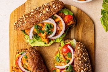 Koolhydraatarm broodje hete kip