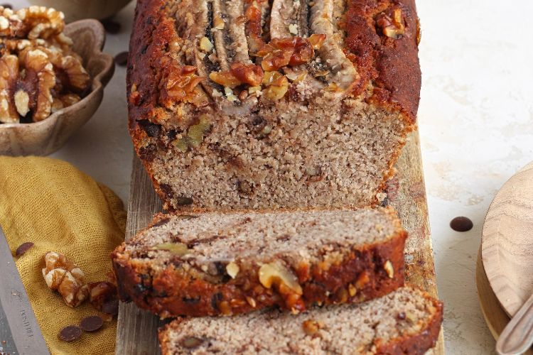Koolhydraatarme bananenbrood